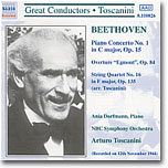 베토벤 : 피아노 협주곡 1번 - 도르프만, 토스카니니