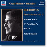 Artur Schnabel 베토벤: 피아노 소나타 7번 8번 `비창` 9번 10번 (Beethoven: Piano Works Vol.3) 아르투르 슈나벨