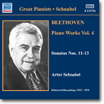 Artur Schnabel 베토벤: 피아노 소나타 11번 12번 13번 (Beethoven: Piano Works Vol.4) 아르투르 슈나벨