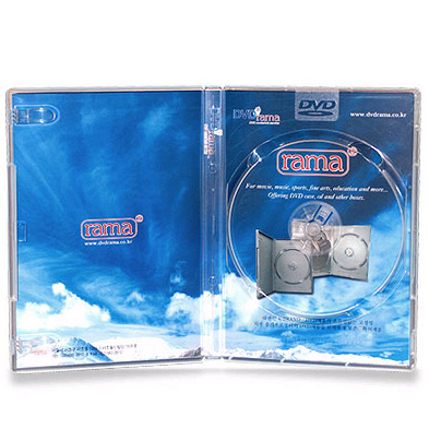 RAMA DVD 케이스 투명 CLEAR / 싱글 SINGLE (10개팩)