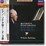 Beethoven : Piano Sonata No.1, 2, 3 : Wilhelm Backhaus