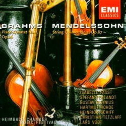 Brahms : Piano Quartet / Mendelssohn : String Quintet