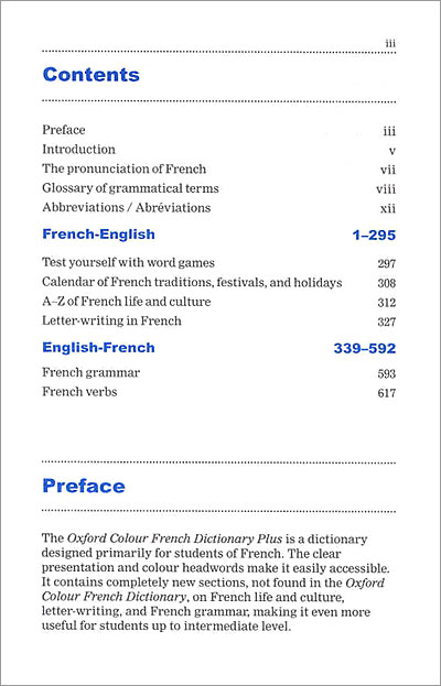 Oxford Colour French Dictionary Plus (FRENCH-ENGLISH ENGLISH-FRENCH)