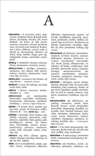 Oxford Thesaurus of Current English