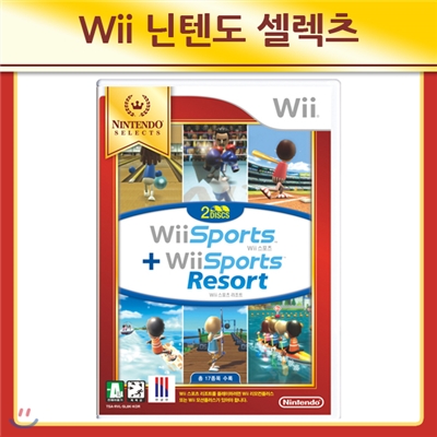 [Wii 타이틀]위 스포츠팩(위 스포츠+ 위 스포츠리조트 합본)(Nintendo Selects)
