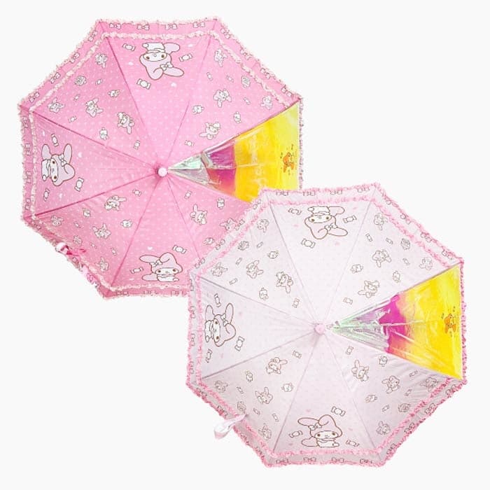 [산리오] 47 디저트 이중 프릴 아동 우산 마이멜로디