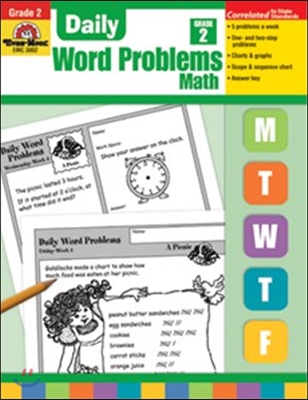 Daily Word Problems Grade 2 (Paperback, Teacher)