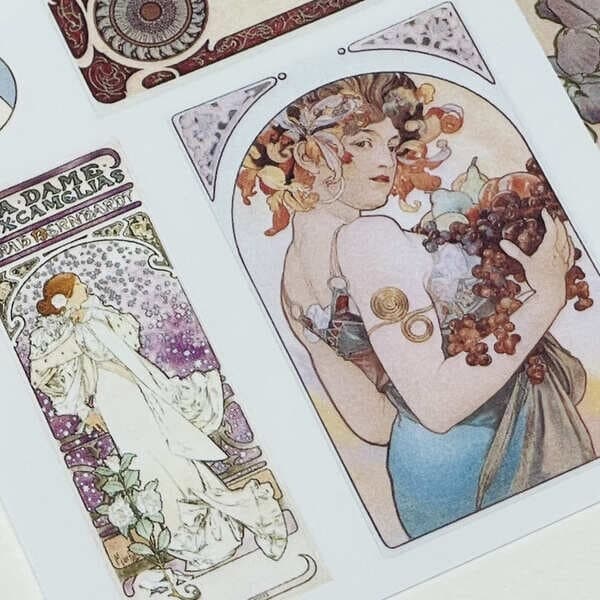 Alphonse Mucha_무하 스티커 씰스티커_별자리