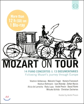 모차르트: 14곡의 피아노협주곡과 13편의 다큐멘터리 (Mozart on Tour) 블루레이