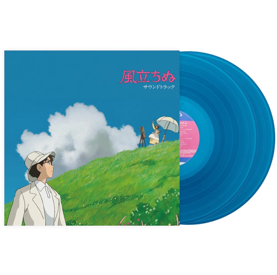 바람이 분다 영화음악 (The Wind Rises OST by Hisaishi Joe) [투명 스카이 블루 컬러 2LP] 