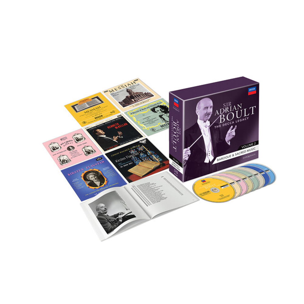 Adrian Boult 아드리안 볼트 데카 레이블 녹음 2집 - 종교 음악 & 바로크 음악 (The Decca Legacy Vol.2 - Baroque & Sacred Music)