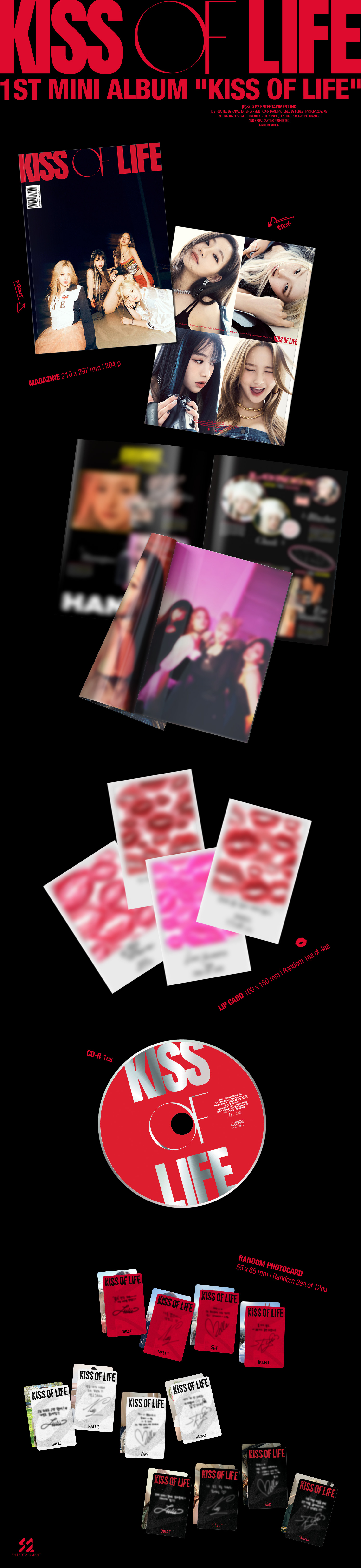 KISS OF LIFE 1st Mini Album CD 新品未開封 KISS OF LIFE 1st Mini Album CD 新品未開封 KISS of Life, KISS