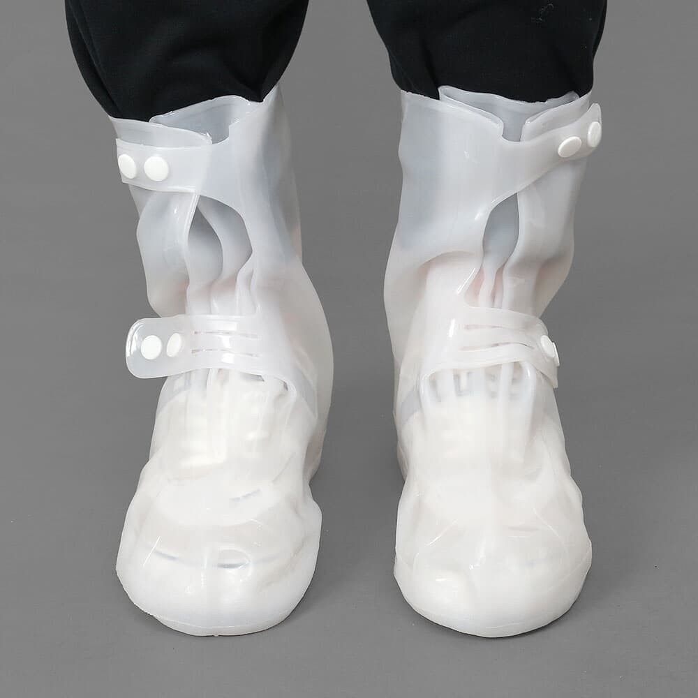 [아일렌]레이니 PVC 방수 신발커버(280~290mm) (하이/화이트)