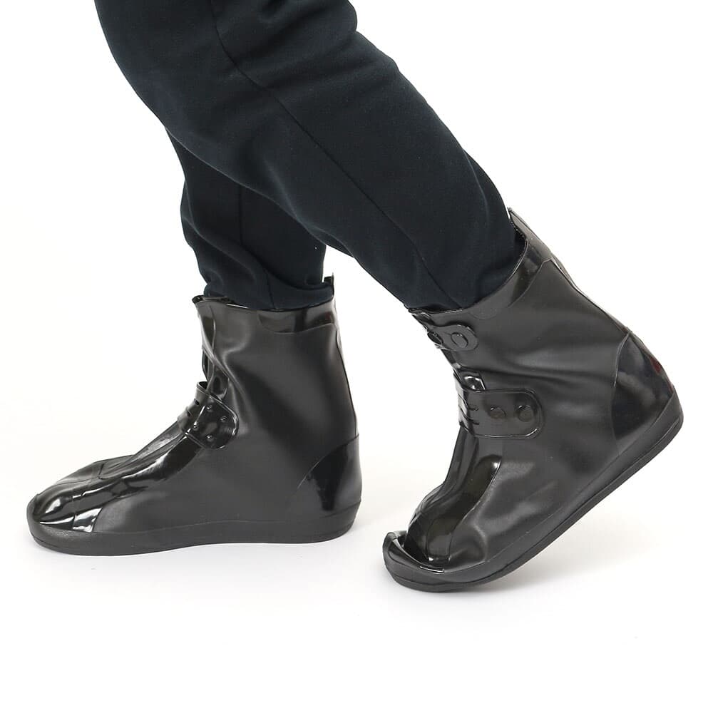 [아일렌]레이니 PVC 방수 신발커버(250~260mm) (미들/블랙)