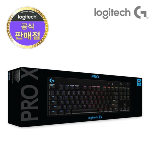 로지텍코리아 PRO GX BLUE텐키리스 게이밍 키보드