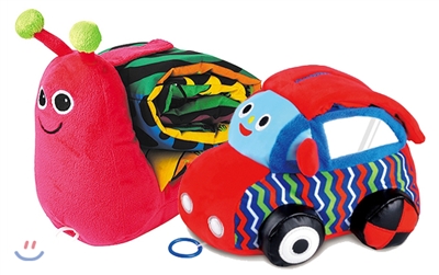 아기 헝겊책 2종 세트 : 꿈꾸는 달팽이 + 꿈꾸는 자동차