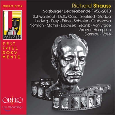 R. 슈트라우스 가곡집 - 18인의 성악가들 [잘츠부르크 라이브 1956-2010] (R. Strauss: Salzburg Lieder Evenings 1956-2010)