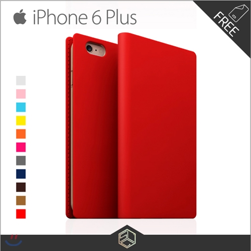 [SLG Design] D5 Calf Skin Leather Case for iPhone 6 Plus Red