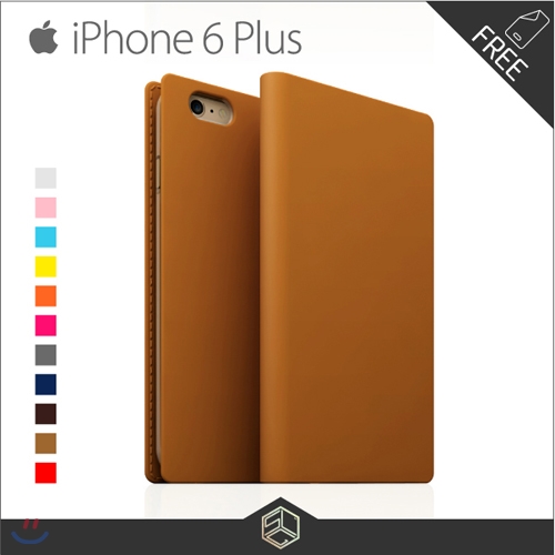 [SLG Design] D5 Calf Skin Leather Case for iPhone 6 Plus Tan