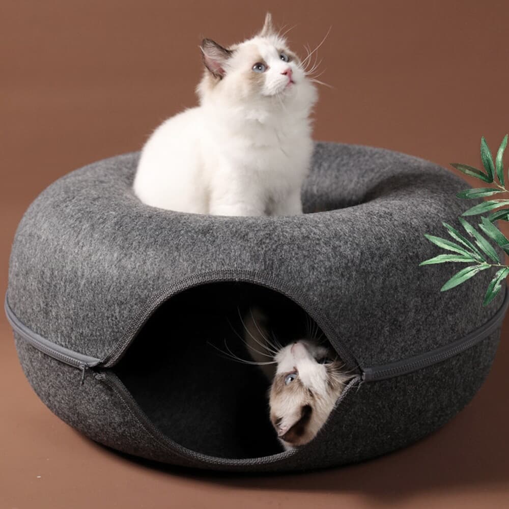 고양이 도넛 터널 숨숨집(60cm) 다묘 캣터널하우스