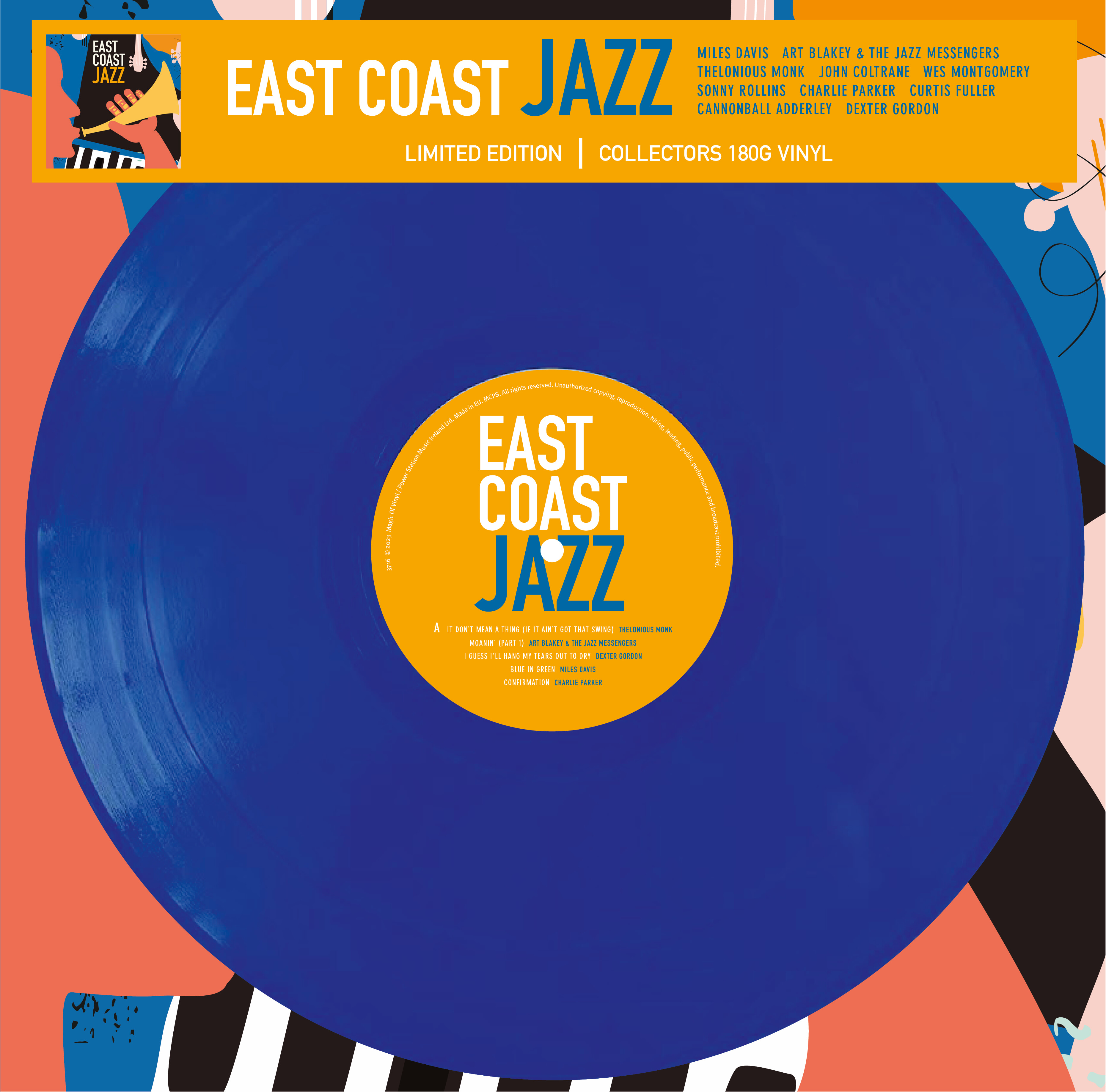 이스트 코스트 재즈 모음집 (East Coast Jazz) [블루 컬러 LP]
