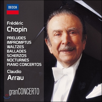 Claudio Arrau 쇼팽: 피아노 작품집 [한정반] (Chopin: Preludes, Waltzes, Piano Concertos) 7CD