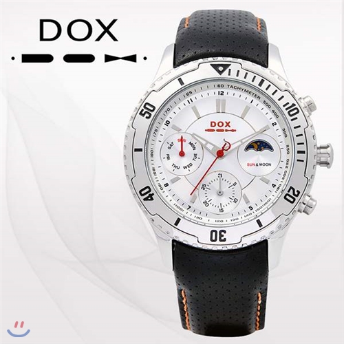 [백화점AS가능] 독스제팬(DOX) 남성 가죽시계(DX635-1WTBK/본사정품)