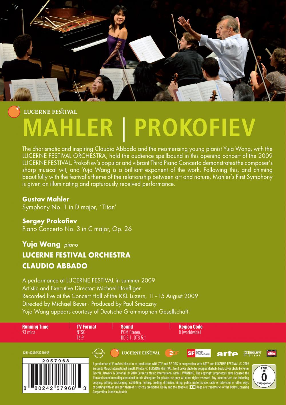 Yuja Wang 말러: 교향곡 1번 / 프로코피예프: 피아노 협주곡 3번 (Mahler: Symphony No.5 / Prokofiev: Piano Concerto No. 3)