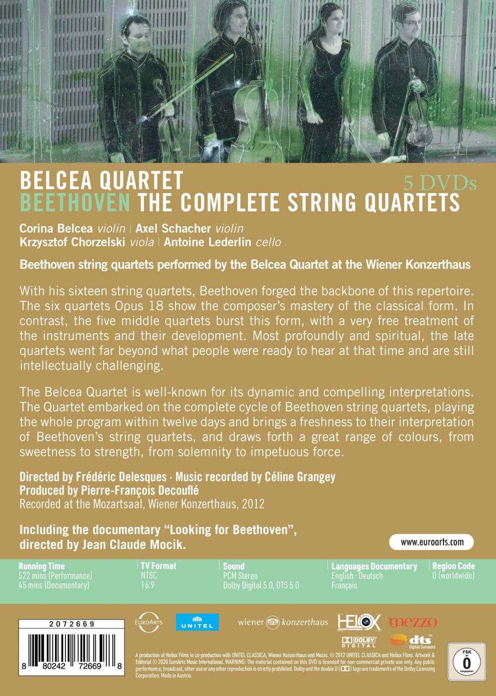 Belcea Quartet 베토벤 현악 사중주 연주집 (Beethoven The Complete String Quartets)