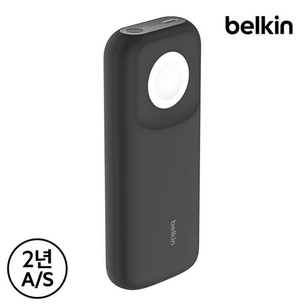 벨킨 10000mAh 애플워치 휴대용 고속 무선 충전 보조배터리 BPD005bt