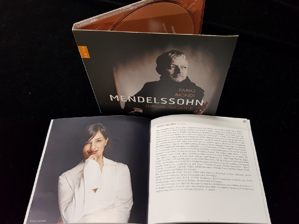 Fabio Biondi 멘델스존: 현을 위한 신포니아, 바이올린과 현악을 위한 협주곡 외 (Mendelssohn)