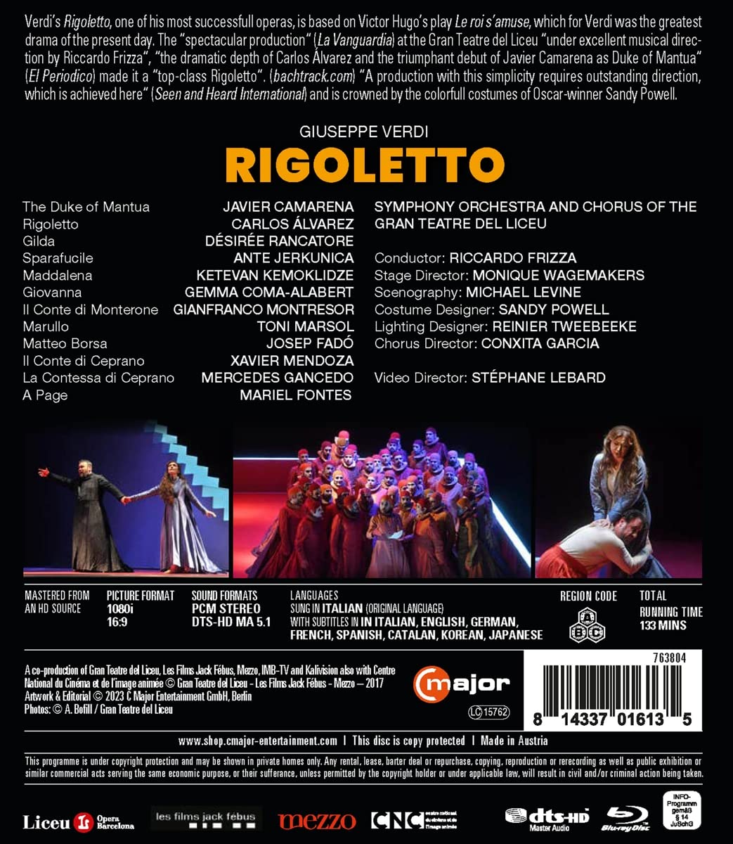 Riccardo Frizza 베르디: 오페라 '리골레토' (Verdi: Rigoletto)