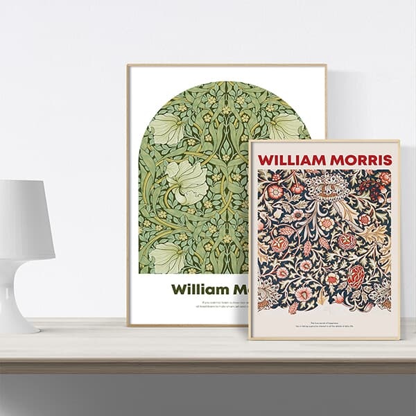 윌리엄모리스 빈티지 패턴 포스터 - WM02