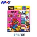 아모스 글라스데코1 6색 amos 스티커