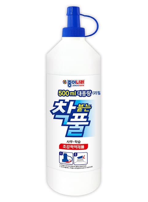 종이나라 500ml 대용량착붙는풀