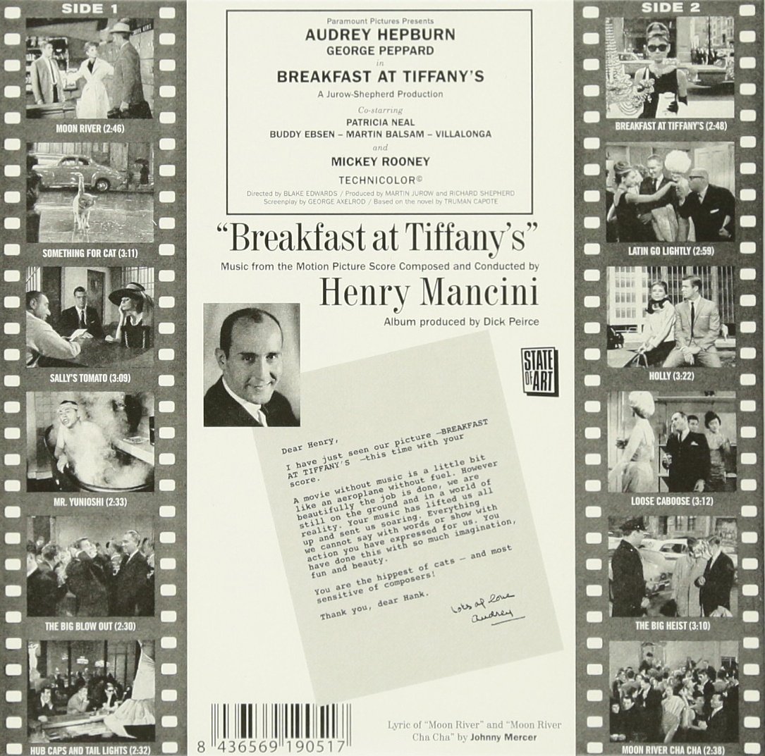티파니에서 아침을 영화음악 (Breakfast At Tiffany's by Henry Mancini)