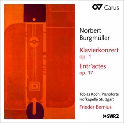 Frieder Bernius 부르크뮐러: 피아노 협주곡, 디오니스 서곡 (Burgmuller: Piano Concerto, Op. 1 &amp; Entr&#39;actes, Op. 17)