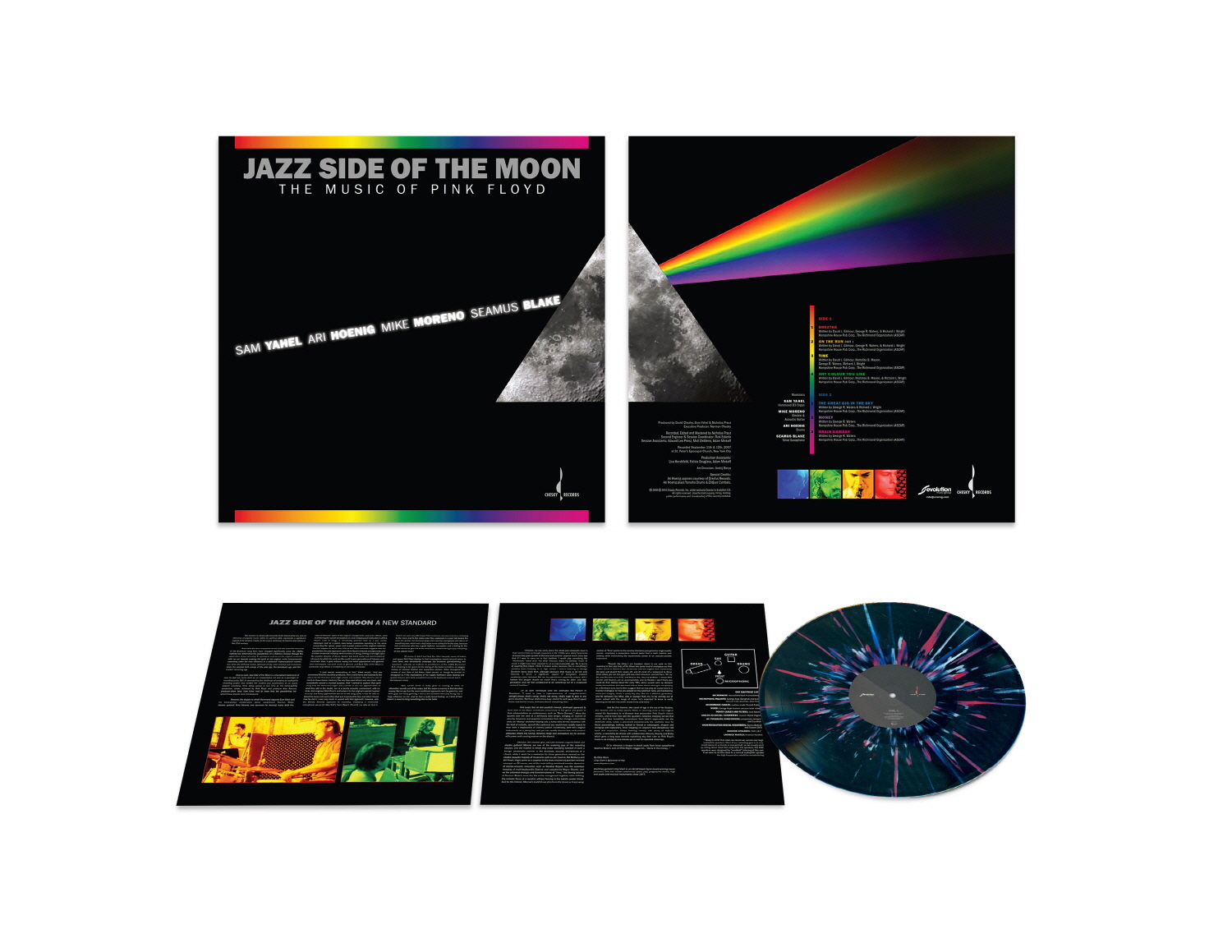 Sam Yahel (샘 야헬) - Jazz Side Of The Moon: The Music Of Pink Floyd [블랙 스플래터 컬러 LP]