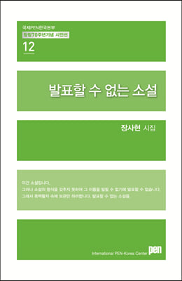 발표할 수 없는 소설