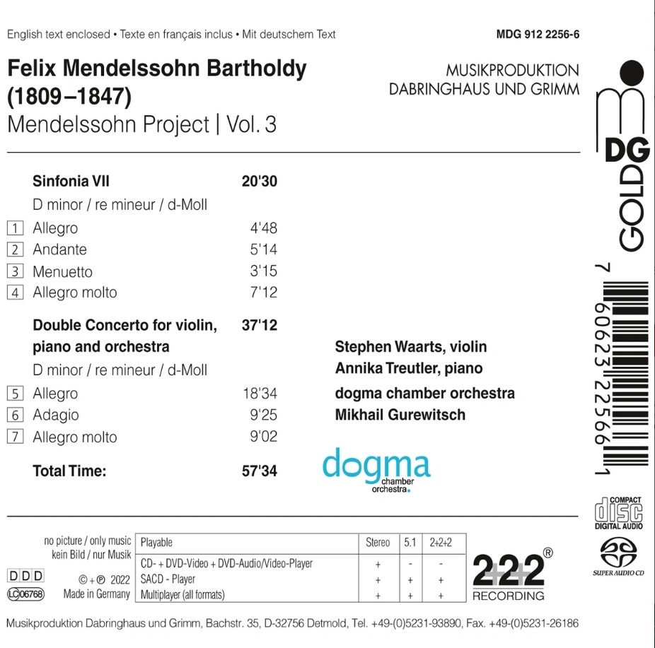 Mikhail Gurewitsch 멘델스존 프로젝트 4집 (Mendelssohn Project vol. 4)