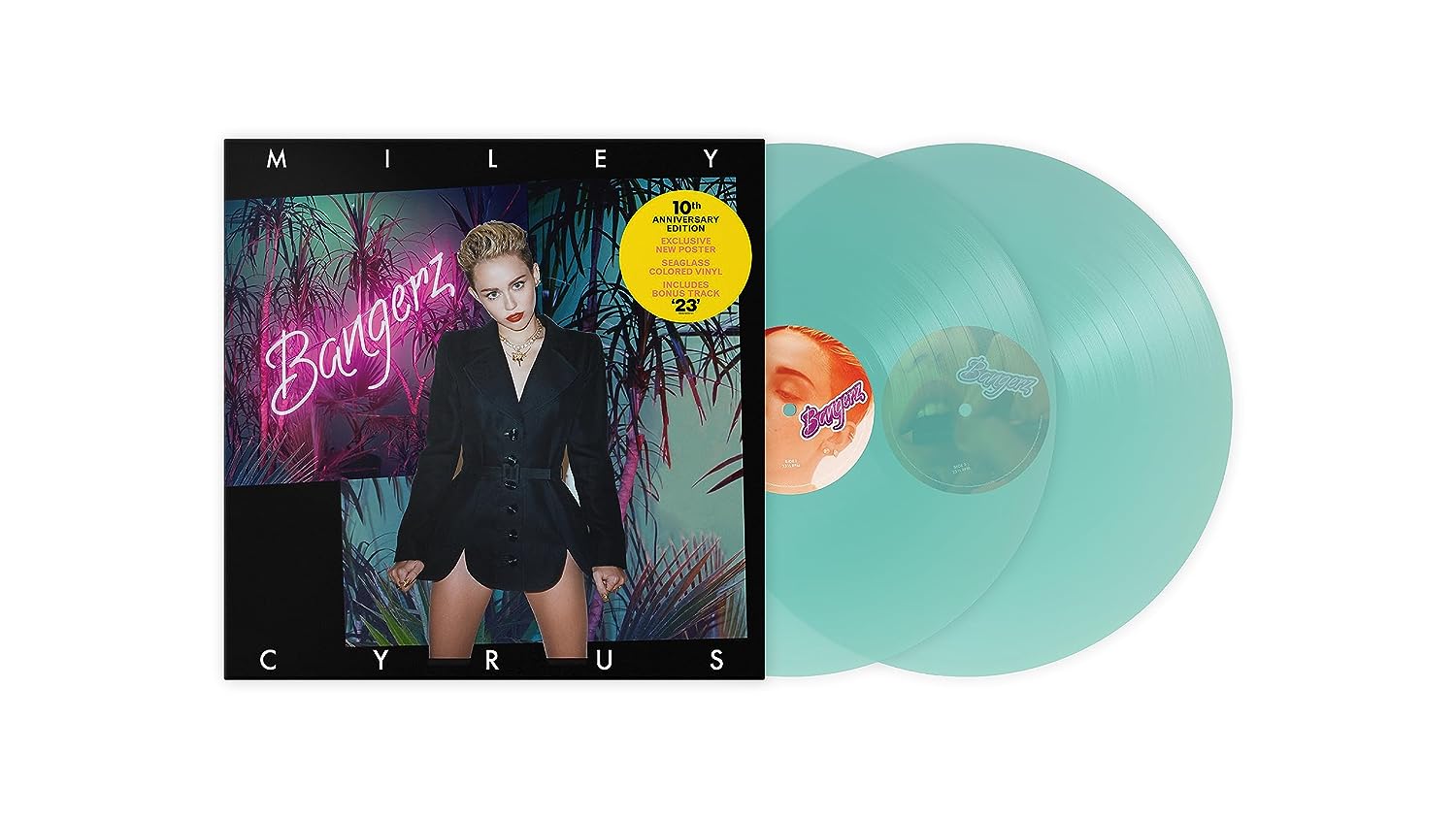 Miley Cyrus (마일리 사이러스) - 4집 Bangerz [씨글래스 컬러 2LP]