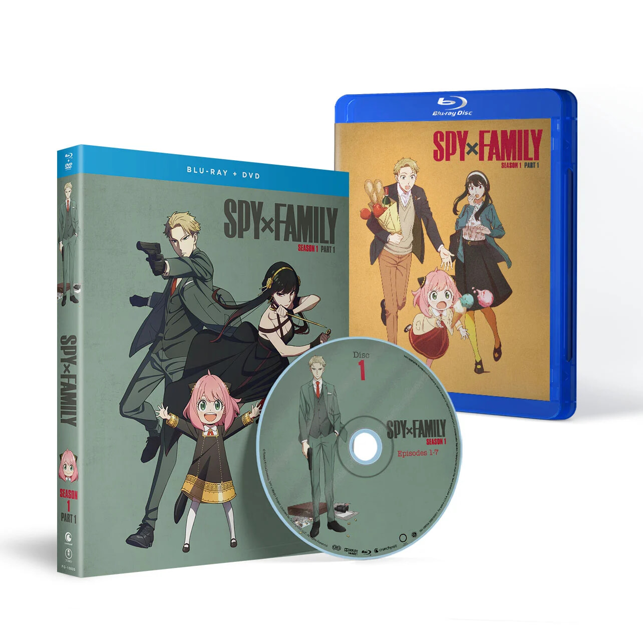 스파이 패밀리 파트 1 (4Disc 박스세트) : 블루레이 + DVD 