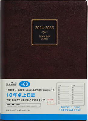 68.10年卓上日誌