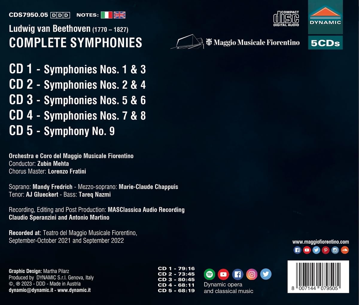 Zubin Mehta 베토벤: 교향곡 전곡 (Beethoven: Complete Symphonies)