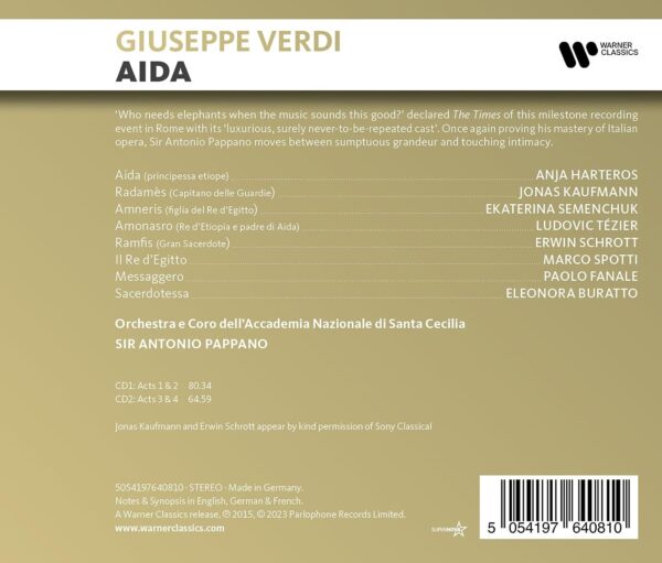 Antonio Pappano 베르디: 오페라 '아이다' (Verdi: Aida)