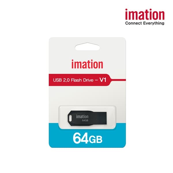 이메이션 USB 2.0 메모리 V1 64GB 블랙