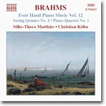 Christian Kohn / Silke-Thora Matthies 브람스: 네 손을 위한 피아노 음악 12집 (Brahms: Four Hand Piano Music, Volume 12)