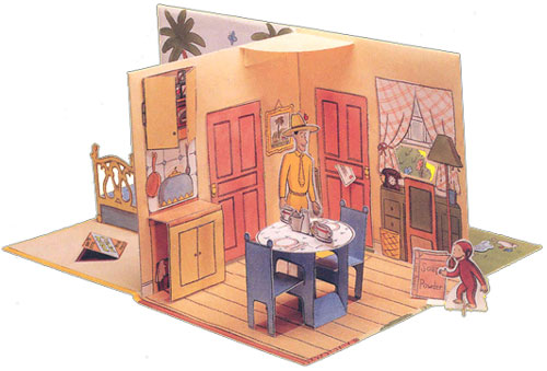 Curious George Storybook House: A Pop-Up Book