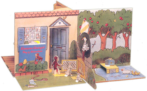 Curious George Storybook House: A Pop-Up Book