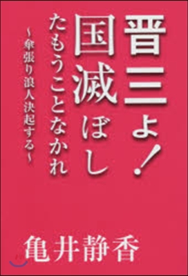 晋三よ!國滅ぼしたもうことなかれ